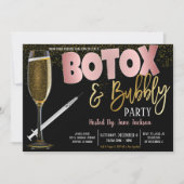 Invitation Botox et Bubbly Party (Devant)