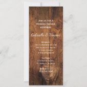 Invitation Botte de cowboy Daisers Horse Bit Wedding shower (Dos)