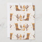 Invitation Botte de Whimsical Champagne Bonjour 40 Anniversai (Dos)