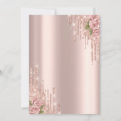 Invitation Botte rose Gold Drives Vin Boots & Bubbly Bridal (Dos)