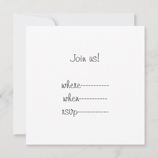 Invitation Bottes Cowboy (Dos)