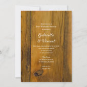Invitation Bottes de cowboy de campagne et brunch de mariage (Dos)