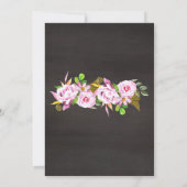 Invitation bottes de cowboy léopard lumières à cordes Quincea (Dos)