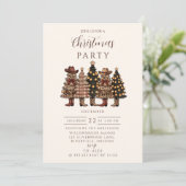 Invitation Bottes de cowboy rustiques Noël occidental (Debout devant)