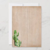 Invitation Bottes de saumons boho de l'Ouest et Fête des mari (Dos)