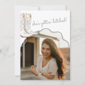 Invitation Bottes et Fête des mariées blanche (Dos)