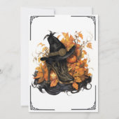 Invitation Bottes gothiques sorcières Haloween (Dos)