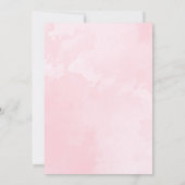 Invitation Bottes roses et Fête des mariées de boue mousseuse (Dos)