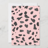 Invitation Bottes roses et or et Fête des mariées Bubly (Dos)