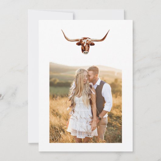 Invitation Bottes rustiques et Fête des mariées Bubbly Countr (Dos)