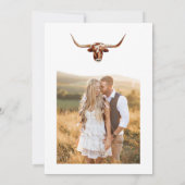 Invitation Bottes rustiques et Fête des mariées Bubbly Countr (Dos)