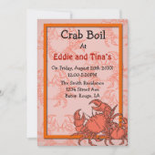 Invitation Bouche de crabe du Sud (Devant)