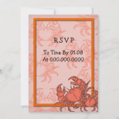 Invitation Bouche de crabe du Sud (Dos)