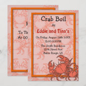 Invitation Bouche de crabe du Sud (Devant / Derrière)