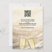 Invitation Bouche d'or et Fête des mariées de bulles (Dos)