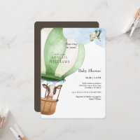 Bouche et vache Moo-ving dans le Baby shower Brown