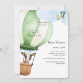 Invitation Bouche et vache Moo-ving dans le Baby shower Brown (Devant)