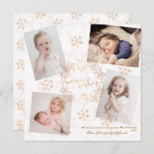 Invitation Bouches d'or Boucles d'hiver Boucles d'oreilles en (Devant / Derrière)