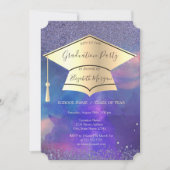 Invitation Bouchon de diplôme d'or, Diamètre (Devant)