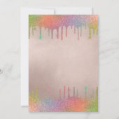 Invitation Bouchon de diplôme d'or, Lecteurs arc-en-ciel (Dos)