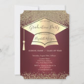 Invitation Bouchon de graduation d'or, Diagramme d'or (Devant)