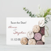 Invitation Bouchons de bouteilles de vin (Debout devant)