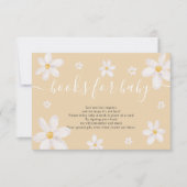 Invitation Boucles d'aquarelle or fleur marguerite mignonne p (Devant)