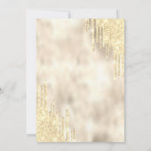 Invitation Boucles d'or Bottes Fête des mariées tournesol (Dos)