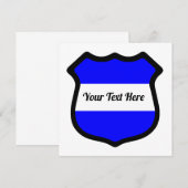 Invitation Bouclier Saint-Michel (Devant / Derrière)