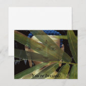 Invitation Bouddha en bambou (Devant / Derrière)