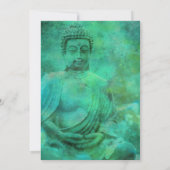 Invitation Bouddha zen et paisible (Dos)