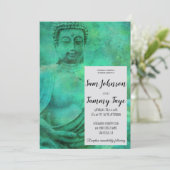 Invitation Bouddha zen et paisible (Debout devant)