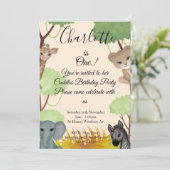 Invitation Bouddles 1er anniversaire (Debout devant)