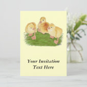 Invitation Bouffons touffus (Debout devant)