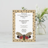 Invitation Boug de lanternfly tacheté Personnalisé (Debout devant)
