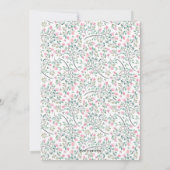 Invitation Bougainvillea Annaprashan (Premier Riz) (Dos)