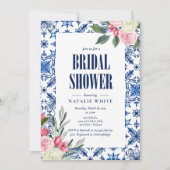 Invitation Bougainvillea italienne Fête des mariées méditerra (Devant)