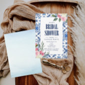 Invitation Bougainvillea italienne Fête des mariées méditerra