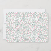 Invitation Bougainvillea Photo Première communion sainte (Dos)