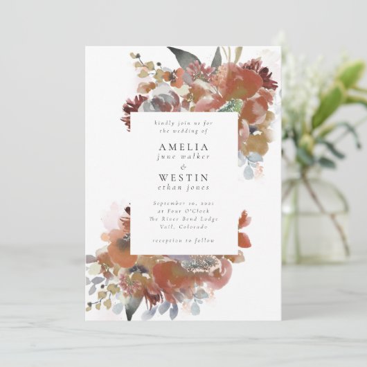 Invitation Bouges d'automne (Debout devant)