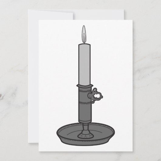 Invitation Bougie 01 (Devant)