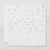 Invitation Bougie, Stars Fêtes Noël Fête corporative (Dos)