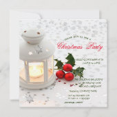 Invitation Bougie, Stars Fêtes Noël Fête corporative (Devant)