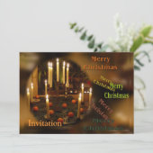 Invitation Bougies #2 (Debout devant)