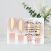 Invitation Bougies de Noël (Debout devant)