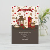 Invitation Bougies de vacances (Debout devant)