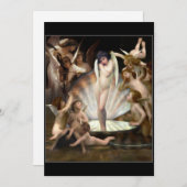 Invitation Bouguereau's Angels Surround (Devant / Derrière)