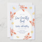 Invitation Bouillabaisse de fruits de mer de Low Country Fête (Devant)