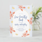 Invitation Bouillabaisse de fruits de mer de Low Country Fête (Debout devant)