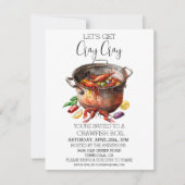 Invitation Bouillon de fruits de mer aux écrevisses Cray Cray (Devant)